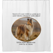 お前のコリーの横に シャワーカーテン (正面)