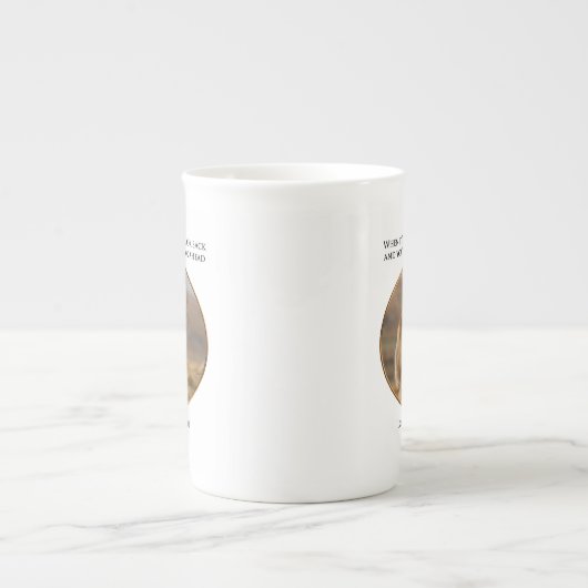 お前のコリーの横に ボーンチャイナマグカップ (正面)