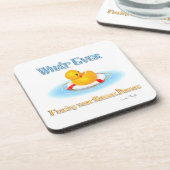 お前のゴム製のアヒルが浮かんだものは コースター (左側)