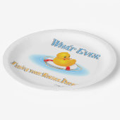 お前のゴム製のアヒルが浮かんだものは ペーパープレート (アングル)