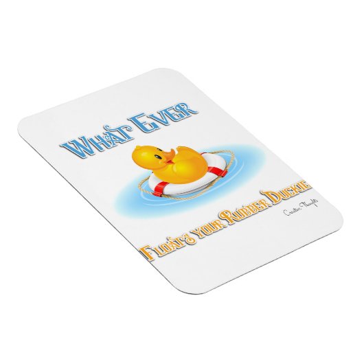 お前のゴム製のアヒルが浮かんだものは マグネット (右側)