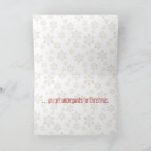 「お前のストップ時は信じクリスマスおもしろい」 シーズンカード (内部)