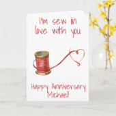 お前のスレッド記念日に恋してる カード (黄色い花)