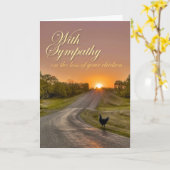 お前のチキンを失った悔やみや弔慰で カード (黄色い花)