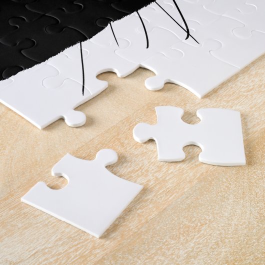 お前のデコクリックアを選ぶのが猫カラフルだ ジグソーパズル (側面)