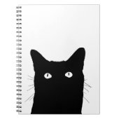 お前のデコクリックアを選ぶのが猫カラフルだ ノートブック (正面)