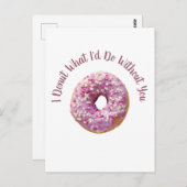 お前のドーナツなしで何をしたらいいか  ポストカード (正面/裏面)