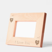 お前のハートが好き レーザー彫刻フレーム (左)