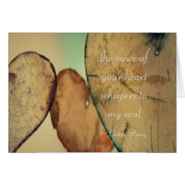 お前のハートの声が魂にささやく