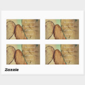 お前のハートの声が魂にささやく 長方形シール (シート)