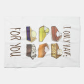 お前のパン屋さんには目しかおもしろいない キッチンタオル (横)