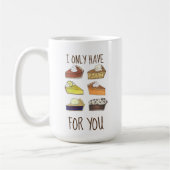 お前のパン屋さんには目しかおもしろいない コーヒーマグカップ (左)