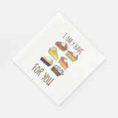 お前のパン屋さんには目しかおもしろいない スタンダードランチョンナプキン (角)