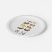 お前のパン屋さんには目しかおもしろいない ペーパープレート (アングル)