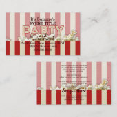 お前のパーティーパーソナライズされた供給だ。 エンクロージャーカード (正面/裏面)