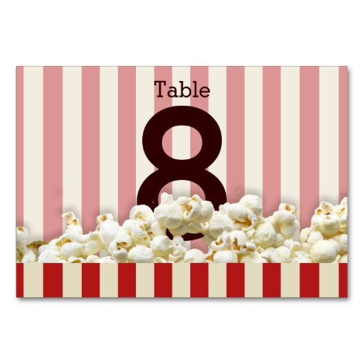 お前のパーティーパーソナライズされた供給だ。 テーブルナンバー (正面)