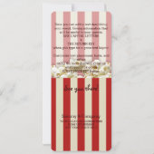 お前のパーティーパーソナライズされた供給だ。 招待状 (裏面)