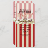 お前のパーティーパーソナライズされた供給だ。 招待状 (正面/裏面)