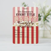 お前のパーティーパーソナライズされた供給だ。 招待状 (スタンド正面)