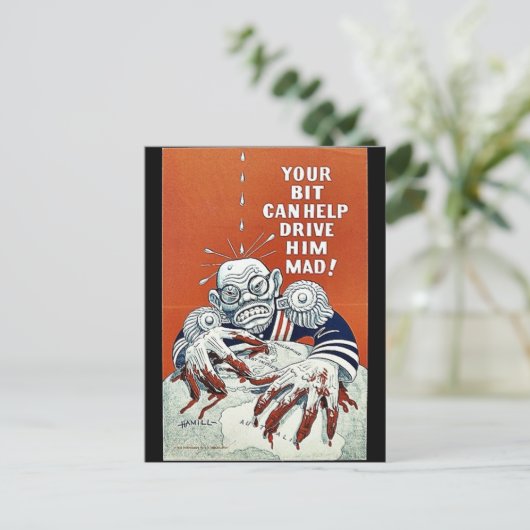 お前のビット救済は彼を不機嫌できる! ポストカード (スタンド正面)