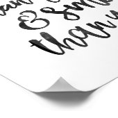 お前のプリントよ信じり勇敢だ ポスター (角)