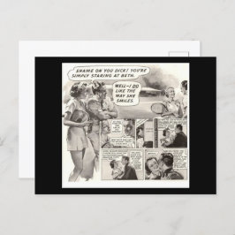 お前のペニスの恥だ！レトロ広告 ポストカード