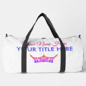 お前のページェントバッグかクイーンのためのデュッフェル！ ダッフルバッグ (正面)