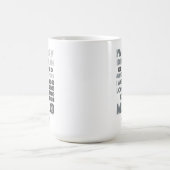 お前のボタンを押すつもりでなくてごめんね コーヒーマグカップ (中央)