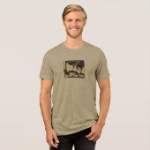 お前のボブひげじゃない トライブレンドTシャツ (正面全面)