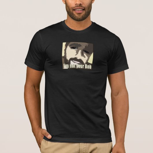 お前のボブひげじゃない Tシャツ (正面)