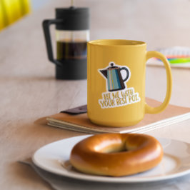 お前のポットで殴最高のれ シール