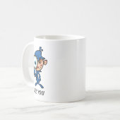 お前のマグが見える コーヒーマグカップ (正面左)