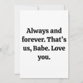 お前のラブカードを無パーソナライズされたくしてやる サンキューカード (裏面)