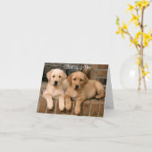 『お前のラブラドール·リト考えるリーバ·パッピー·カード』 カード (黄色い花)