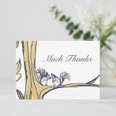 お前のリスの結婚感謝の念 サンキューカード (スタンド正面)