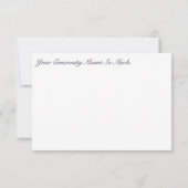 お前のリスの結婚感謝の念 サンキューカード (裏面)