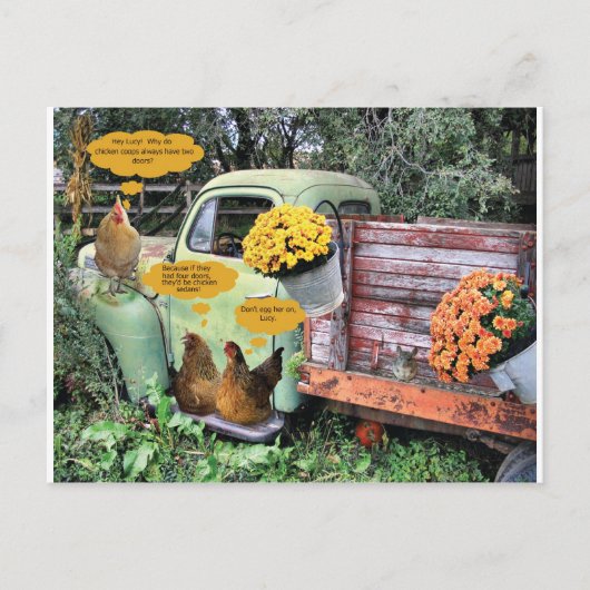 お前の上にヤクが！ ポストカード (正面)