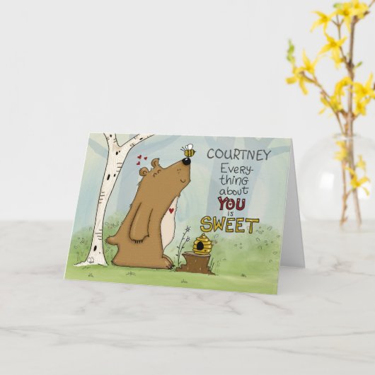 お前の事は全て甘い カード (黄色い花)