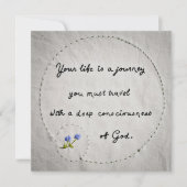 お前の人生は旅だ カード (正面)