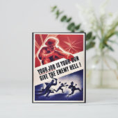 お前の仕事は与え敵の地獄 ポストカード (スタンド正面)