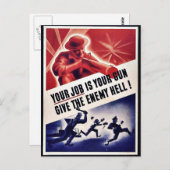 お前の仕事は与え敵の地獄 ポストカード (正面/裏面)