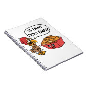 お前の仲間か？チキンおもしろいナゲット ノートブック (右側)