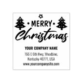お前の会社のメリー・クリスマス・アドレスだ ラバースタンプ (インプリント)