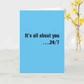 お前の全てが…24時間365日のハッピーバースデー カード (黄色い花)