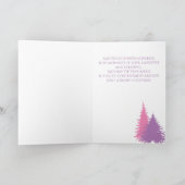 お前の写真のクリスマスツモダンリー シーズンカード (内部)