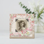 お前の写真記念祭のエレガントバラが真珠 招待状 (スタンド正面)