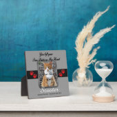 お前の前足が私のハートに印を付ける フォトプラーク (インサイチュ)