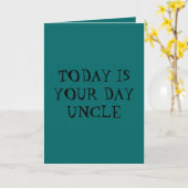 お前の叔父の父親のデイカード カード (黄色い花)