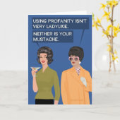 お前の口髭も… カード (黄色い花)