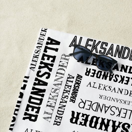 お前の名はこの上だ ビーチタオル (インサイチュ)